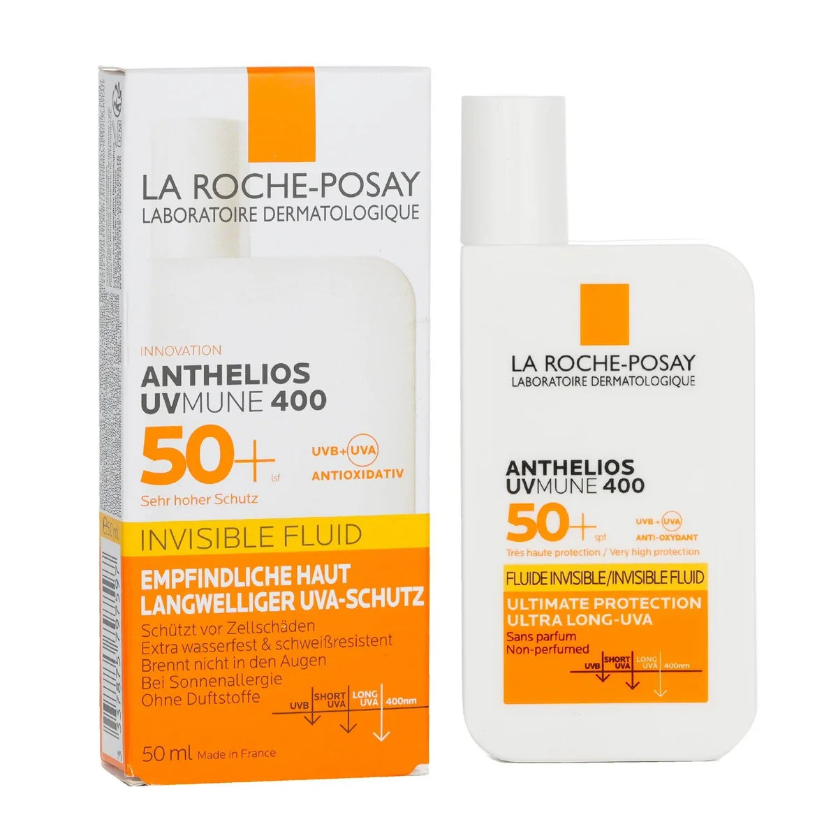 La Roche-Posay Anthelios UVMune 400 Fluide Invisible SPF 50+ 50 ml