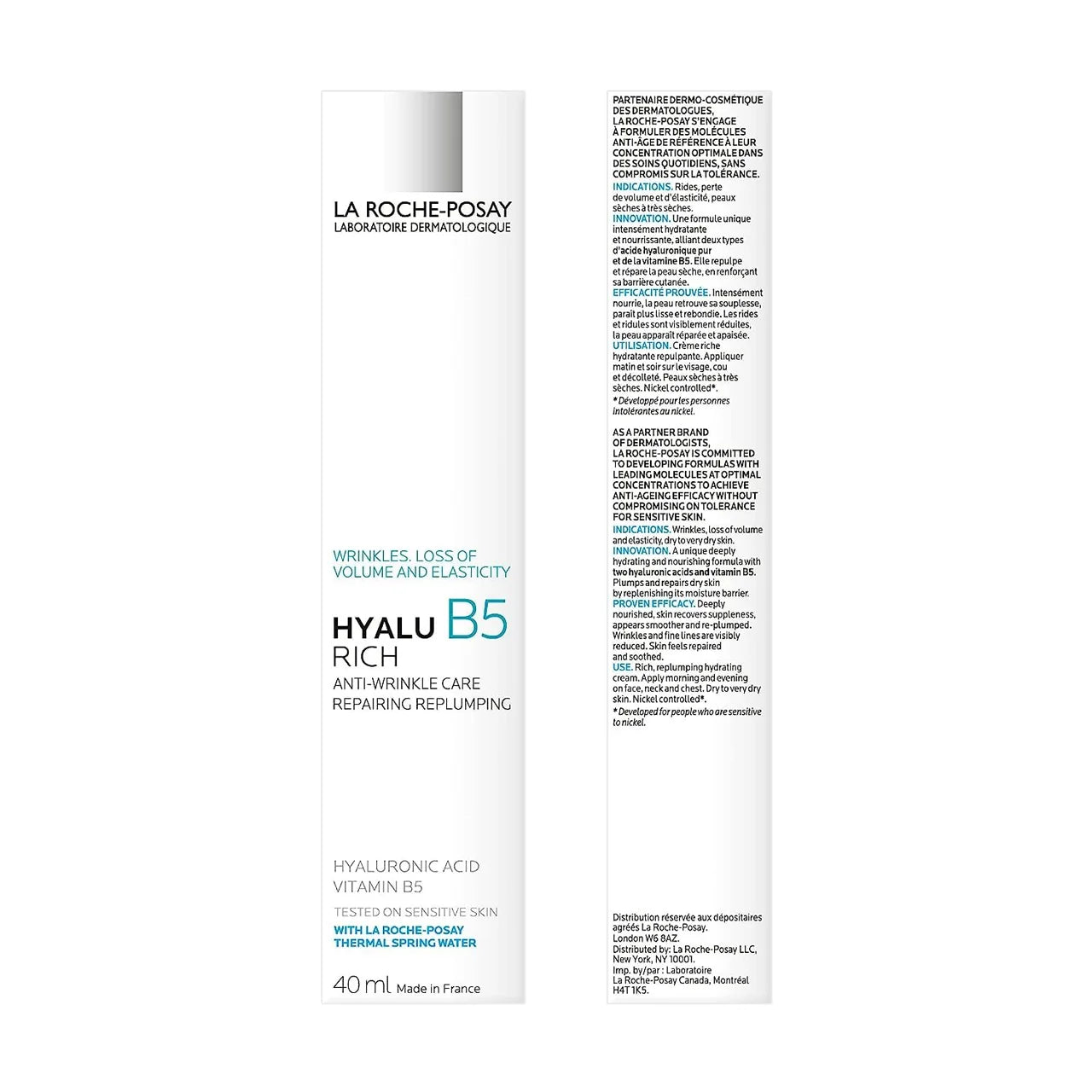 La Roche-Posay Hyalu B5 Anti-Wrinkle Care Repairing Replumping 40 ml