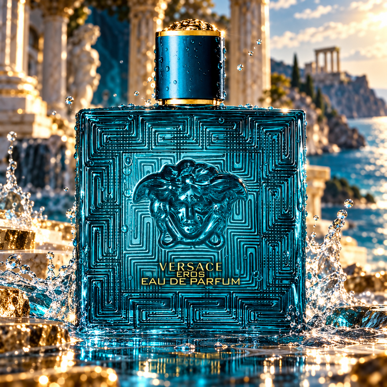 Perfume Versace Eros EDP 100 ml para Hombre Elegante