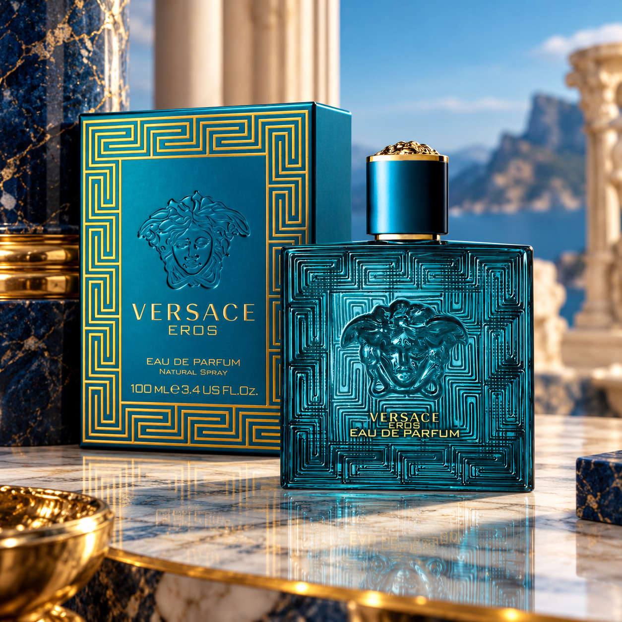 Perfume Versace Eros EDP 100 ml para Hombre Elegante